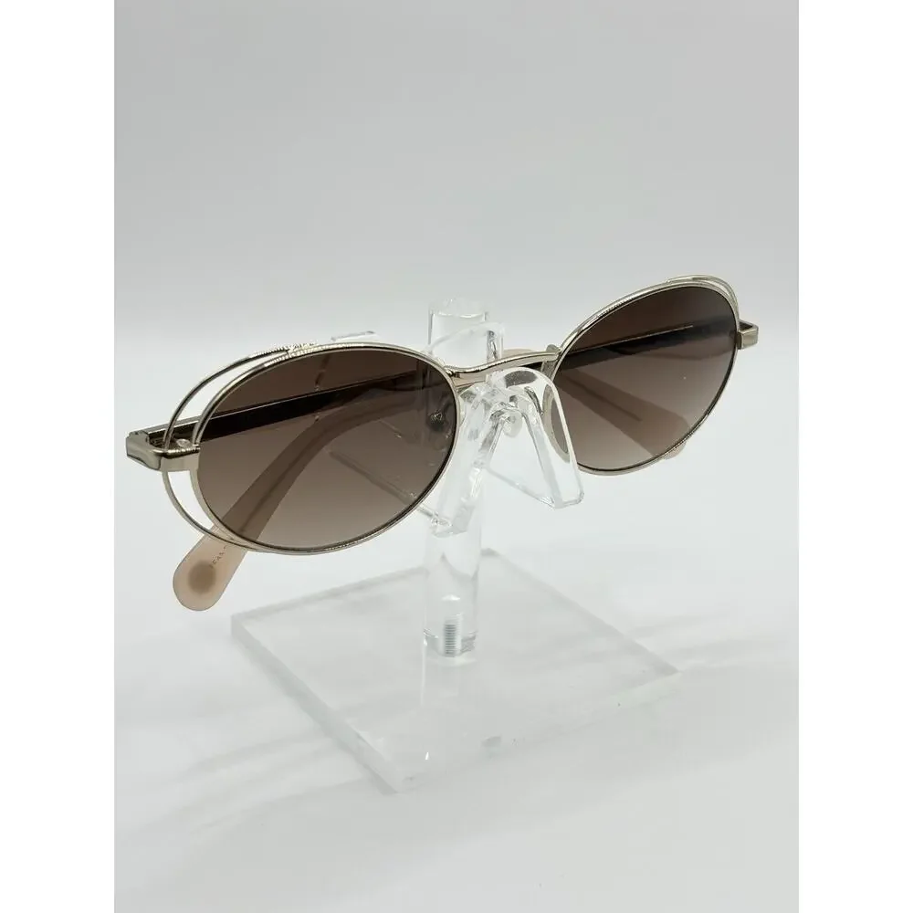 BCBGeneration Aviator Sunglasses Gold Brown Gradient Women BG3014